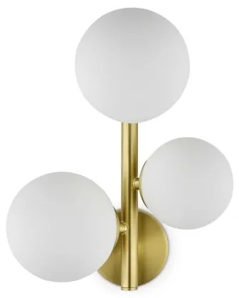 Ideal Lux - LED Nástenné svietidlo PERLAGE 3xG9/3W/230V zlatá/biela