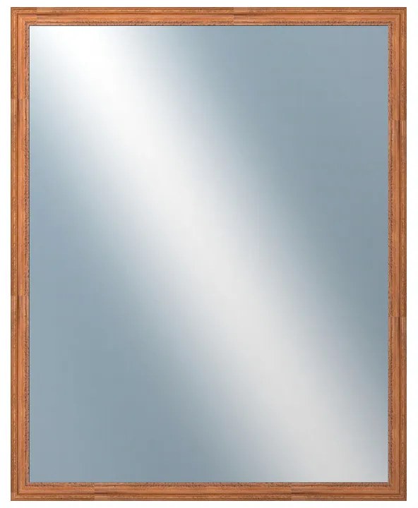 DANTIK - Zrkadlo v rámu, rozmer s rámom 80x100 cm z lišty LYON hnedá (2750)