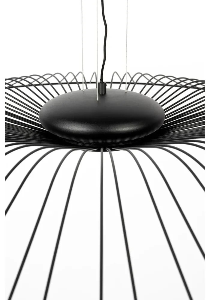 Čierne LED stmievateľné závesné svietidlo ø 90 cm Spider – Zuiver