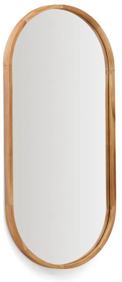 Nástenné zrkadlo s dreveným rámom 45x95 cm Magda – Kave Home
