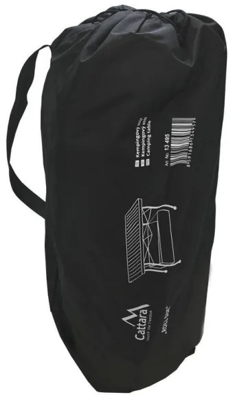 Skladací kempingový stôl 118x70 cm antracit