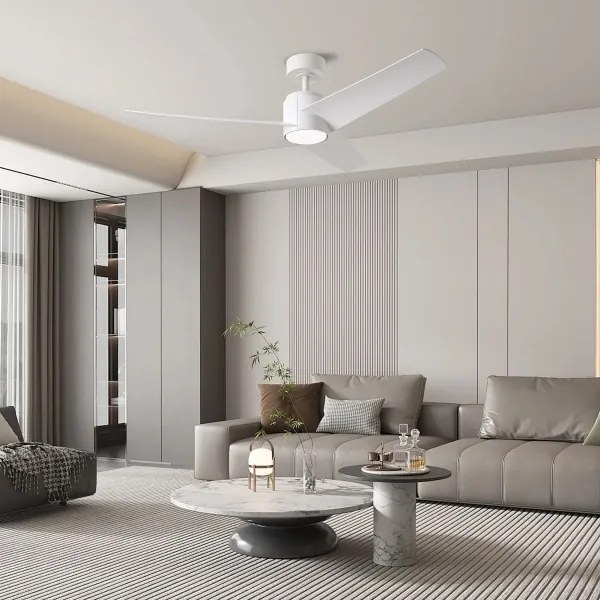 ZEVENTI - LED stropný ventilátor ORVIETO LED/18W/230V Wi-Fi Tuya biela + DO