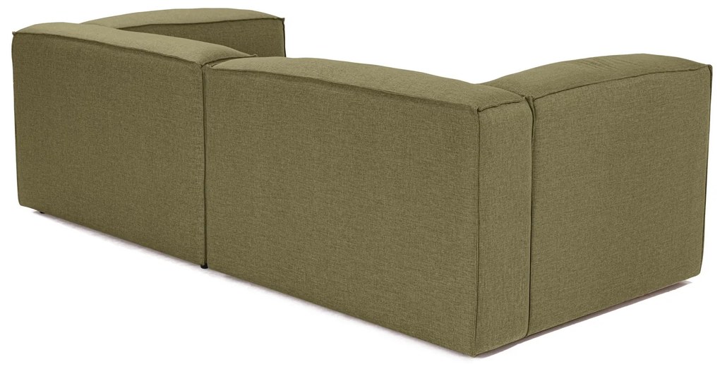 Dvojmiestna pohovka z ľanu LinoLuxe - khaki