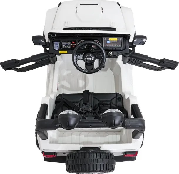 Elektrické autíčko Jeep Wrangler Rubicon LIFT biele