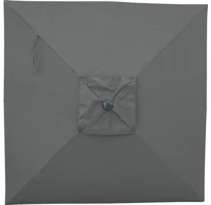 Slnečník výkyvný Soluna Orléans 300 x 300 cm tmavosivý