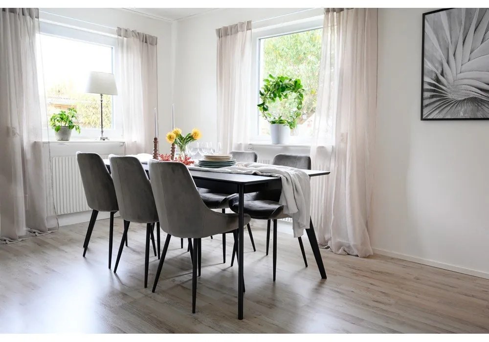 Rozkladací jedálenský stôl s doskou v dekore jaseňového dreva 90x190 cm Yumi – Rowico