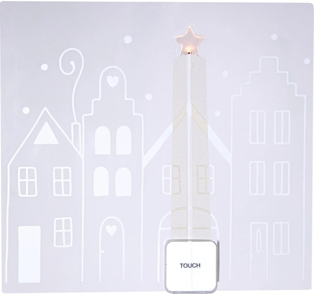 STAR TRADING Svietiaca vianočná dekorácia na okno. LED Windo