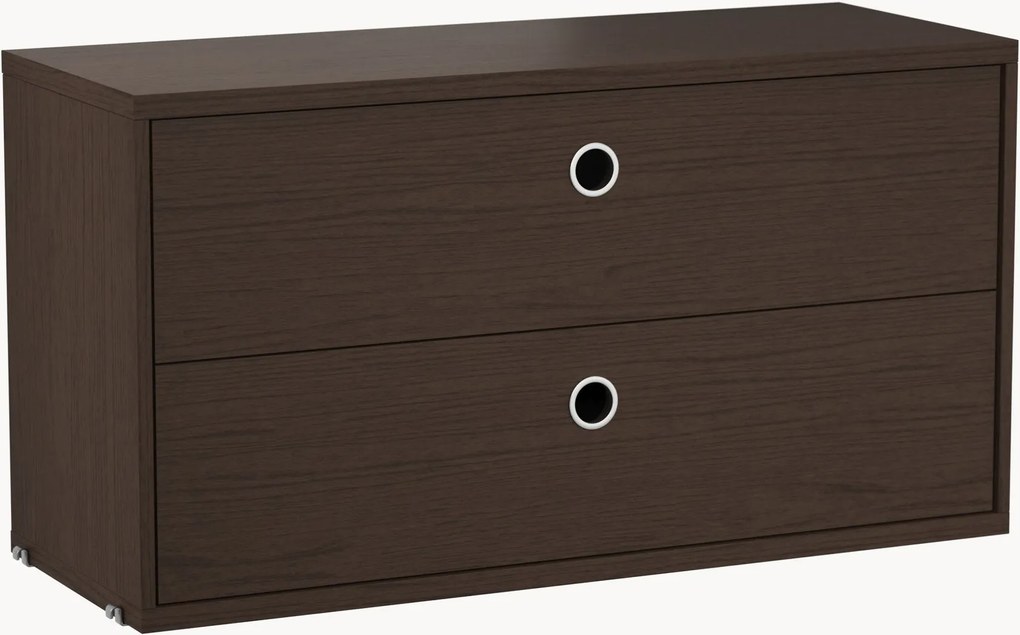 Skrinka so zásuvkami String System, Š 78 x H 30 cm