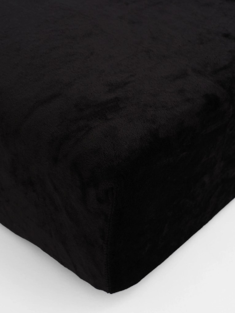 Plachta mikroplyš Deluxe 140 × 200 cm – čierne