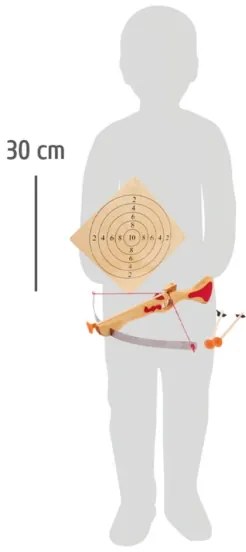 Small Foot - Veľká kuša so šípami a terčom