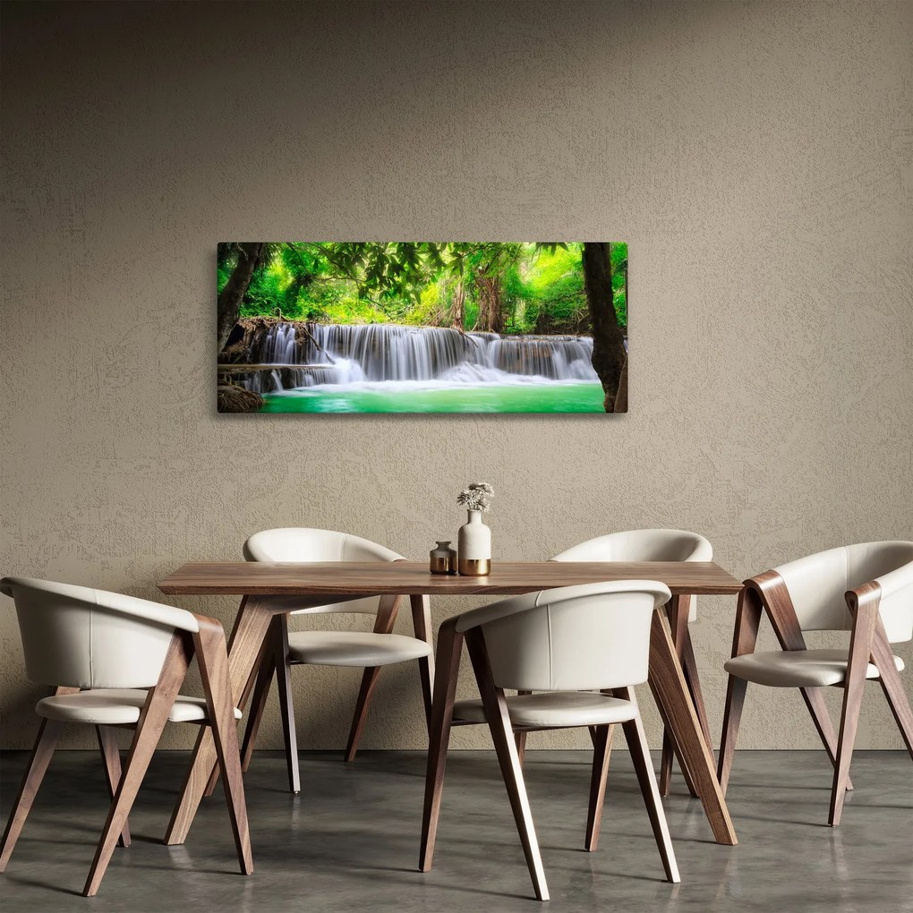 Obraz - Vodopád (120x50 cm)