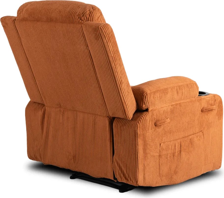 Masážne kreslo BOX Reclining Rudy Corduroy