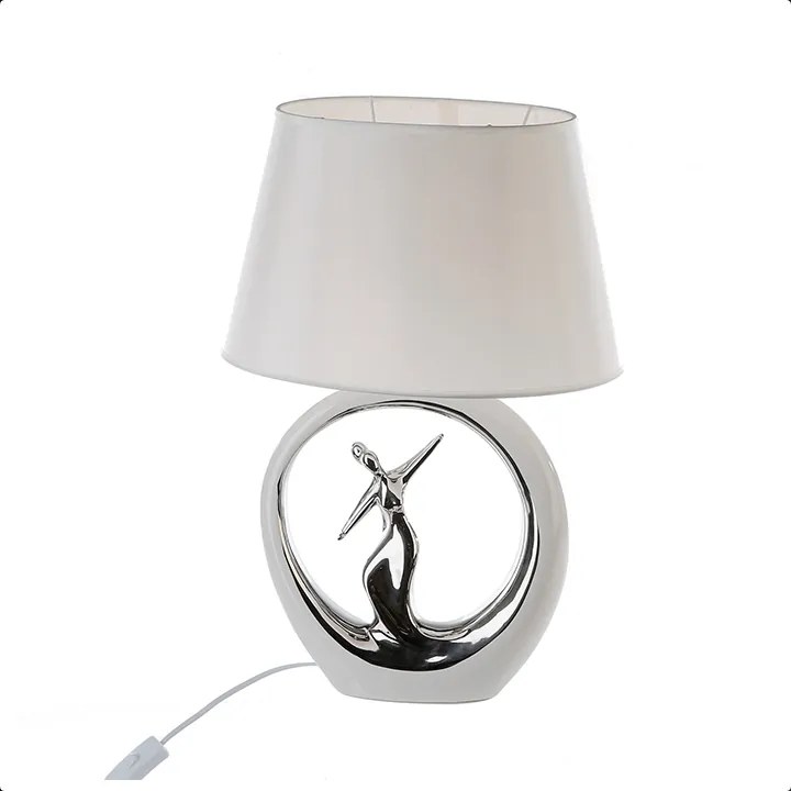 Bighome - Stolná lampa BALET - biela