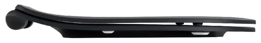 Čierne WC sedadlo Wenko Sedilo Black, 45,2 × 36,2 cm