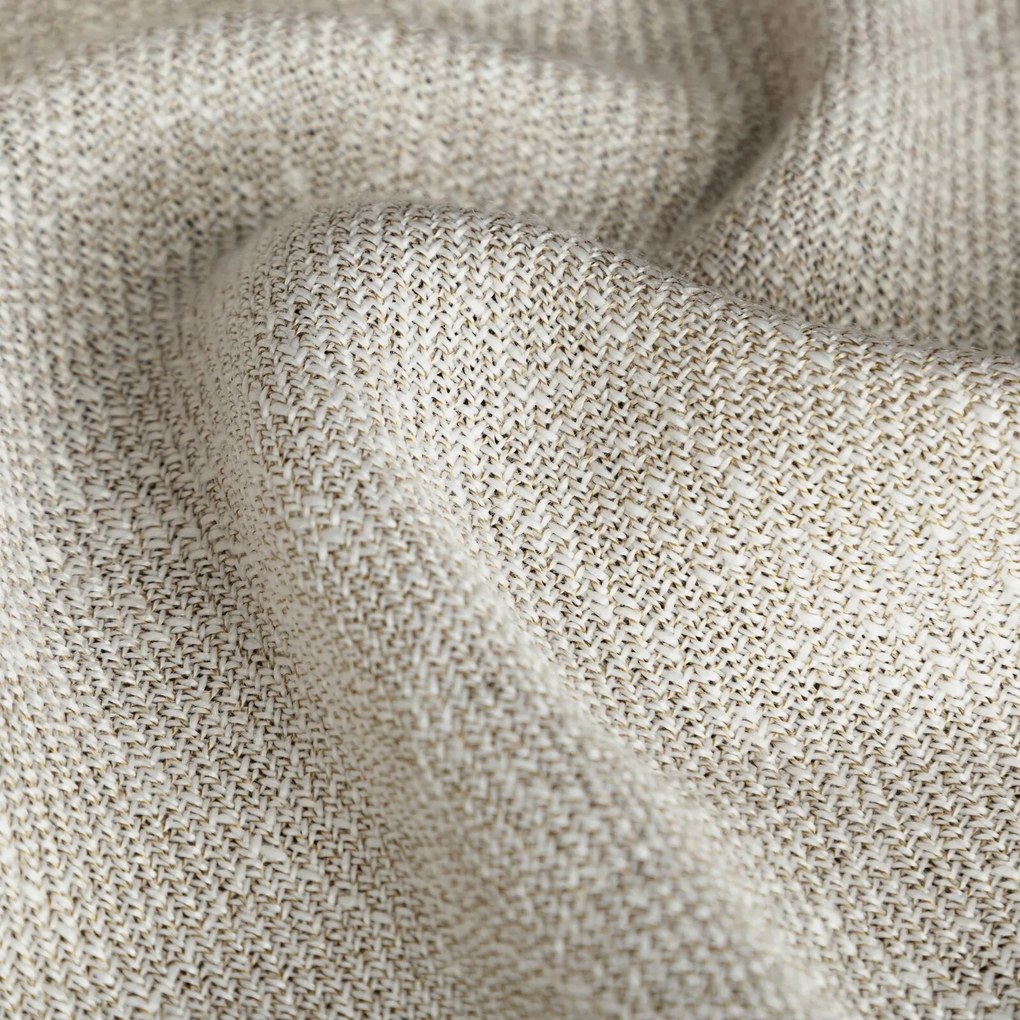 ZÁVES NA PÁSKE LEYA 140X270 CM TMAVOBÉŽOVÁ