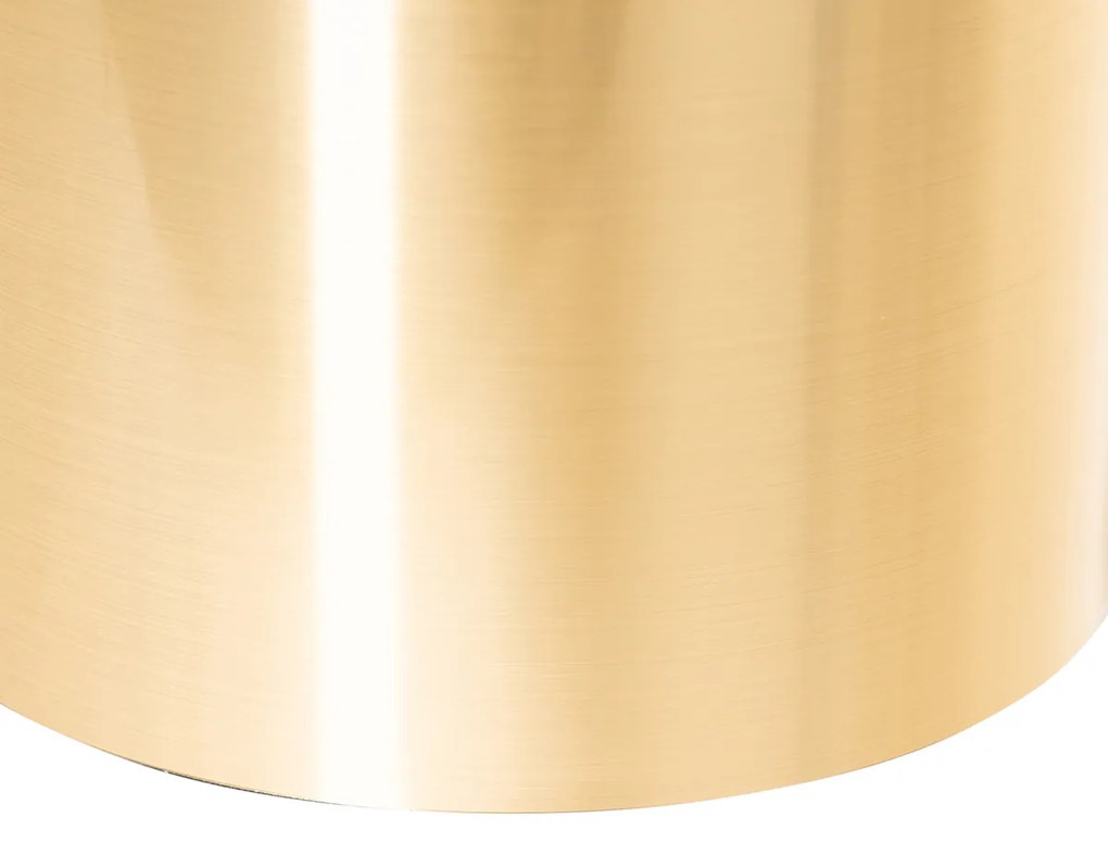 Moderná stolná lampa čierna so zlatom - Lofty