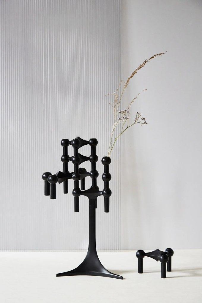 Stoff Nagel Dizajnový svietnik STOFF Nagel Stand Black