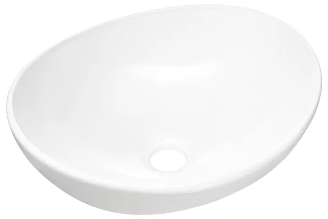 Závěsná skříňka SantaFe I s deskou a umyvadlem 80 cm černá/bílá