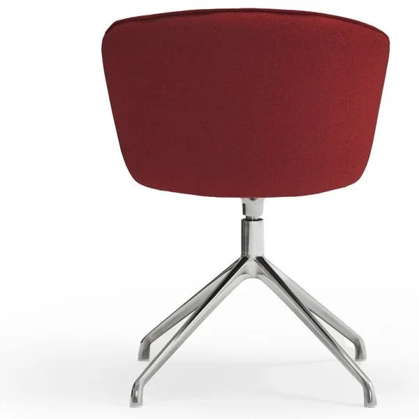 Vínovočervené čalúnené jedálenské kreslá v súprave 2 ks Add – Teulat