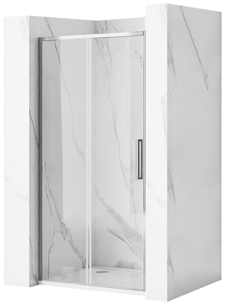 Rea Rapid Slide, posuvné sprchové dvere 1000 x 1950 mm, 6mm číre sklo, chrómový profil, REA-K5600