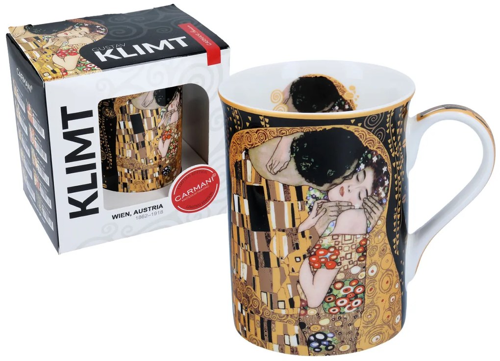 Hrnček  Gustav Klimt 400 ml The Kiss, CARMANI