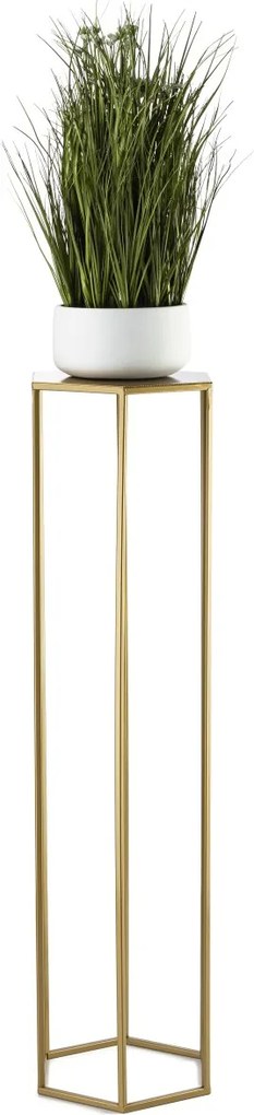 STOJAN NA KVETINÁČ HEXA 100X24X28 CM ZLATÁ