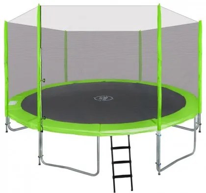 Záhradná trampolína RAMIZ SKY 14FT/427 cm - zelená