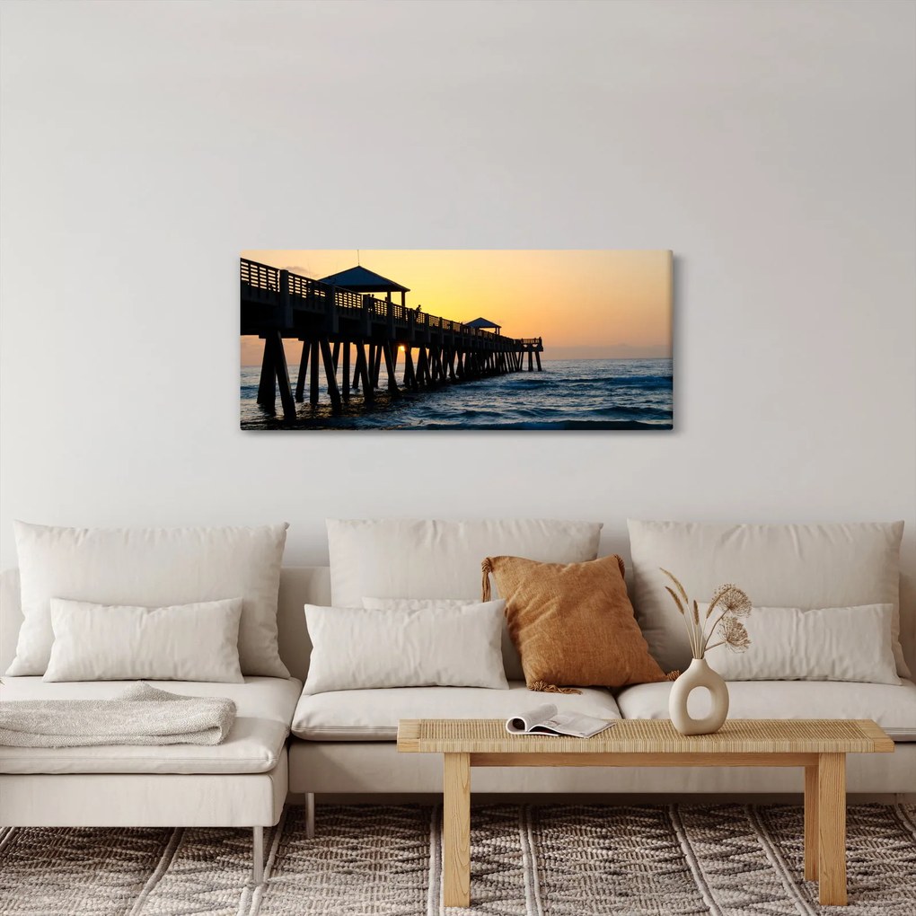 Obraz pláže (120x50 cm)