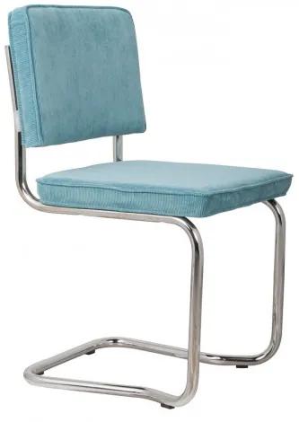 Židle Ridge Kink Rib ZUIVER modrá Zuiver 1100061