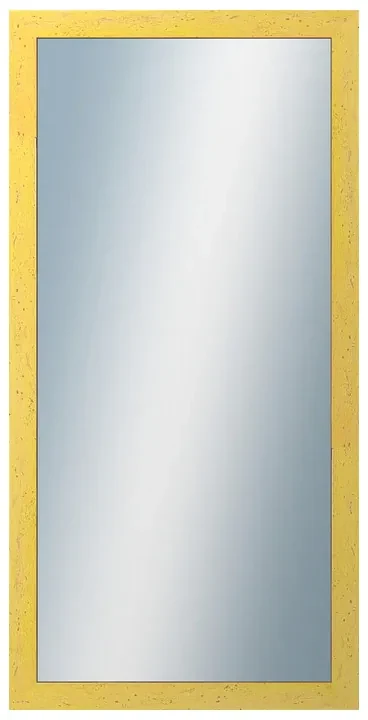 DANTIK - Zrkadlo v rámu, rozmer s rámom 50x100 cm z lišty RETRO žltá (2533)