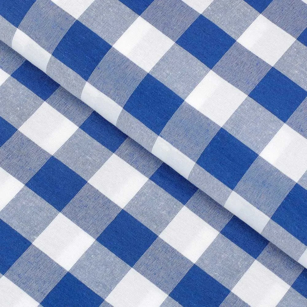 Biante Dekoračný obdĺžnikový obrus Rebeka RE-007 Modro-biela kocka veľká 60x100 cm