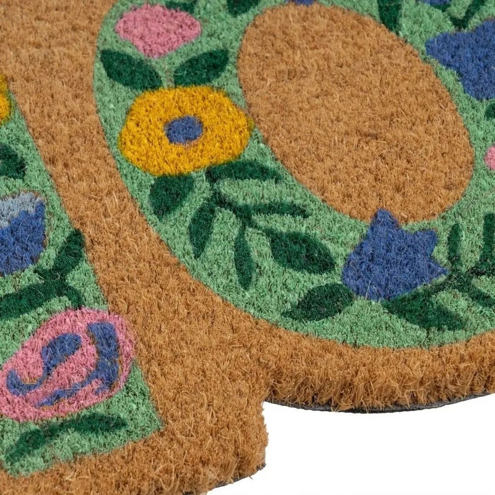 Kokosová rohožka Home 75x25 cm hnědá/vícebarevná