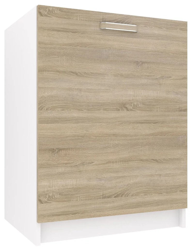 Kuchynská skrinka Belini drezová 60 cm dub sonoma bez pracovnej dosky TOR SDZ60/0/WT/DS/0/F
