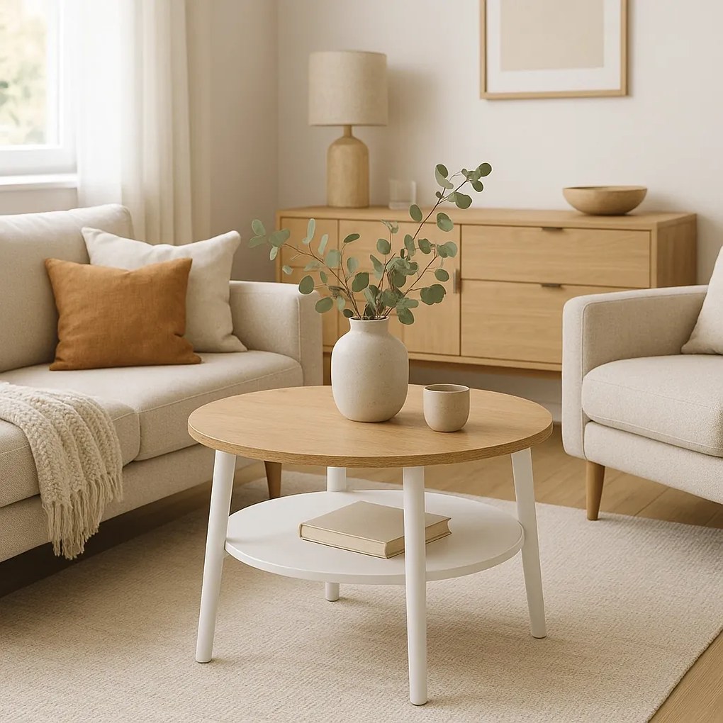 PROXIMA.store - Dizajnový konferenčný stolík PAULO FARBA: čierna, Materiál: orech