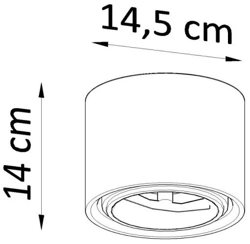 Sollux SL.0841 - Bodové svietidlo KALU 1xGU10/ES111/40W/230V