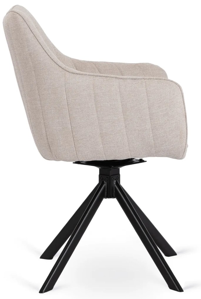 PROXIMA.store - Čalúnená otočná stolička MUMBAI FARBA: oranžová