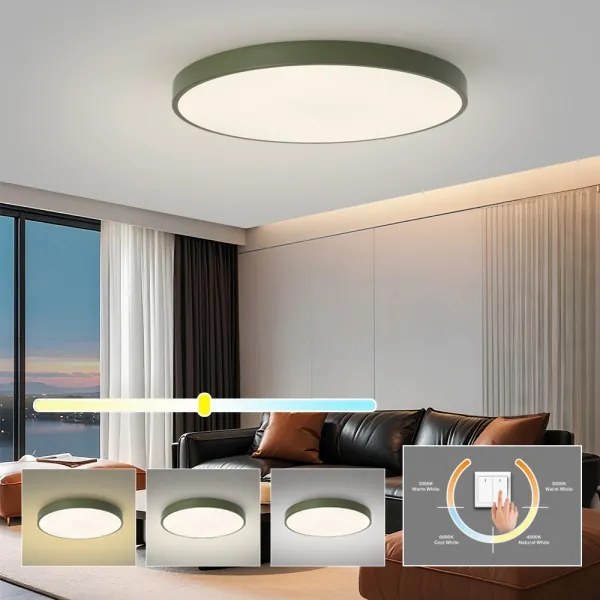 Brilagi - LED stropné svietidlo POOL LED/100W/230V 3000/4000/6000K 80 cm zelená
