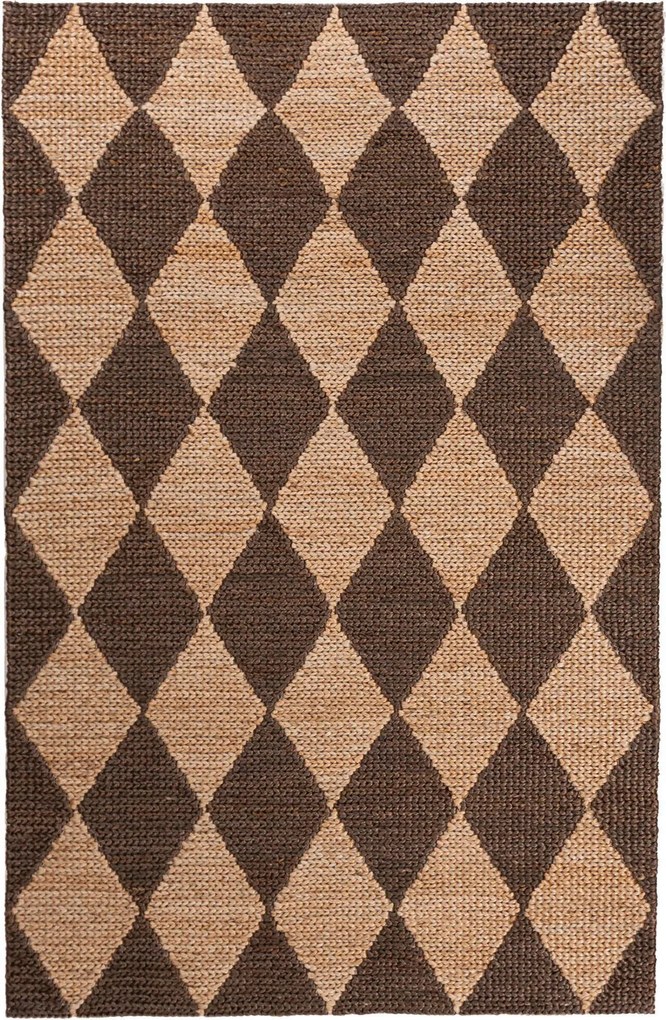 XXXLutz RUČNE TKANÝ KOBEREC, 120/170 cm tmavohnedá Flair Rugs - Online Only bytové doplnky - 003165043101