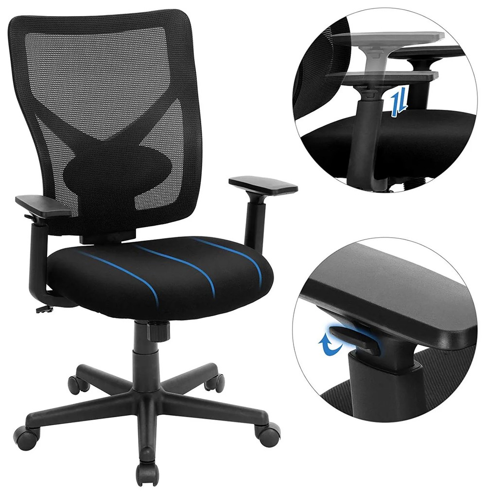 Kancelárska stolička Karhone čierna