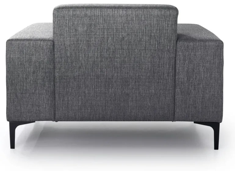 Tmavosivé kreslo Diva - Scandic