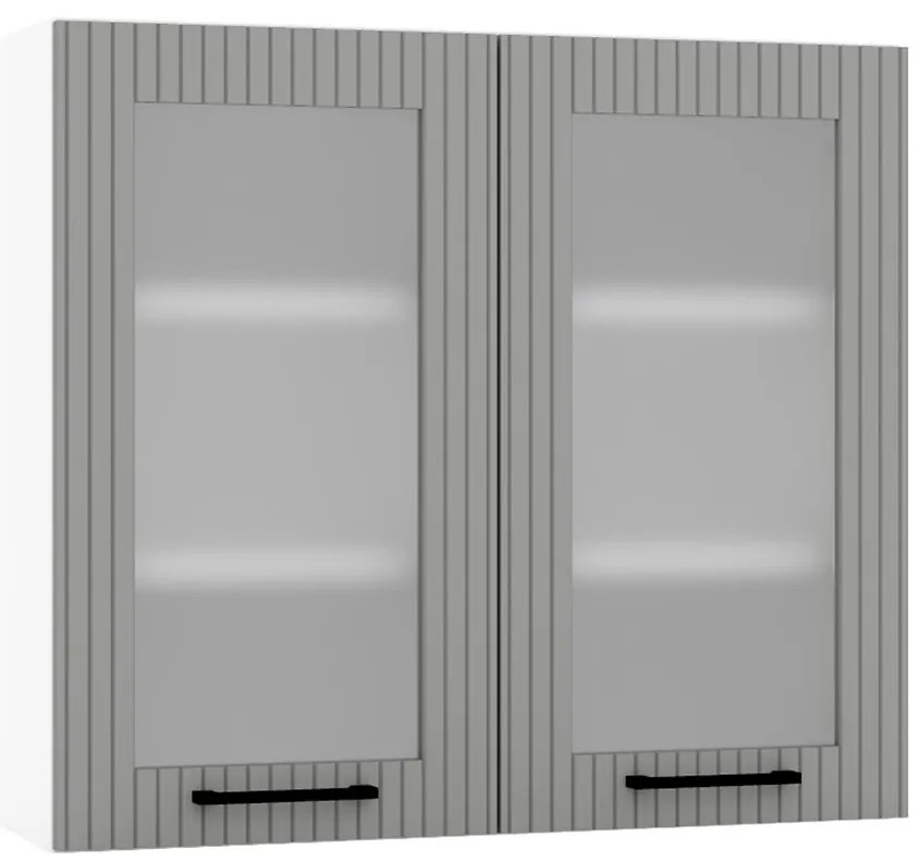 Skrinka do kuchyne Kate ws80 šedá mat