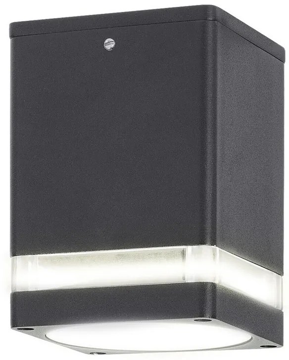 Rabalux Vonkajšie stropné prisadené svietidlo Zombor 1x35W | GU10 | IP54 - antracit 7818