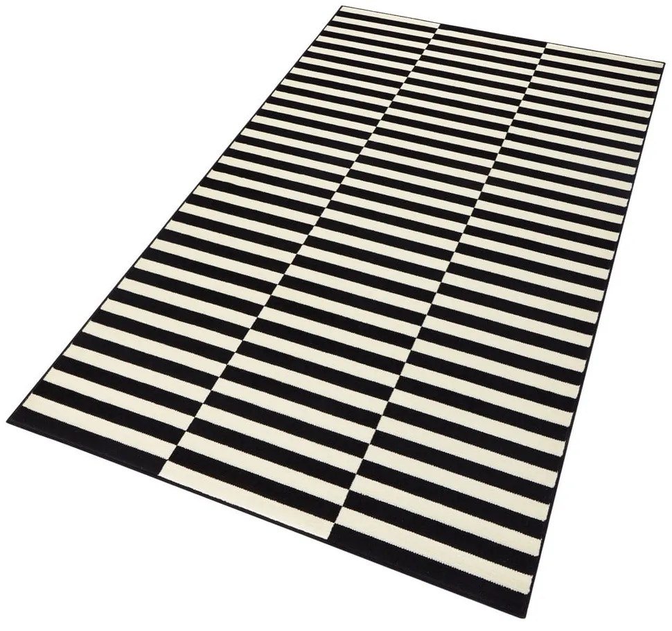 Čierno-biely koberec Hanse Home Gloria Panel, 160 x 230 cm