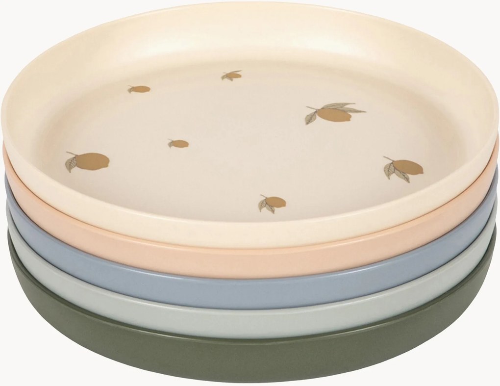 Detské taniere Lemon, 5 ks