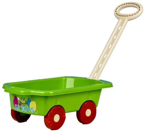 BAYO Detský vozík Vlečka BAYO 45 cm zelený