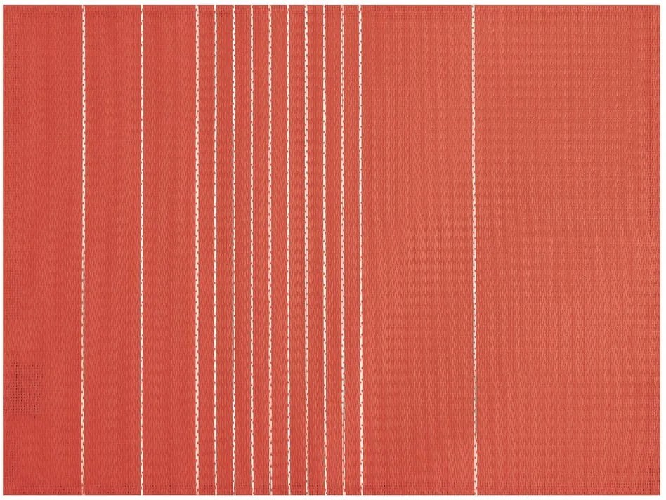 Tehlovočervené prestieranie Tiseco Home Studio Stripe, 45 × 33 cm