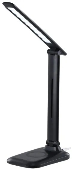 Immax 09106L - LED stmievateľná stolná lampa s bezdrôtovým nabíjaním QI LUMI LED/7W/230V čierna