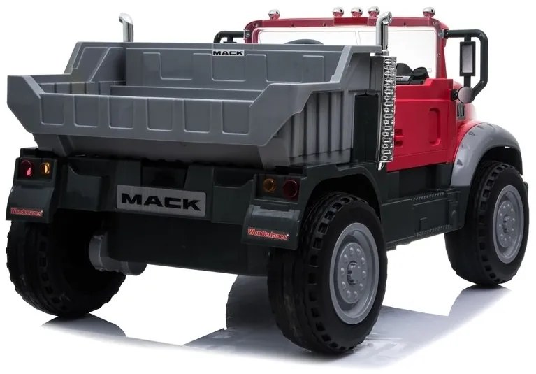 LEAN CARS Elektrické autíčko Mack LB-8822 - červené - 2x45W - 12V7Ah - 2021