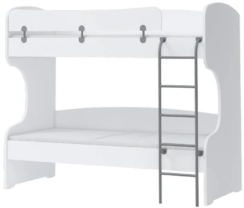 Poschodová posteľ Kiki KRSP-BE/KI white