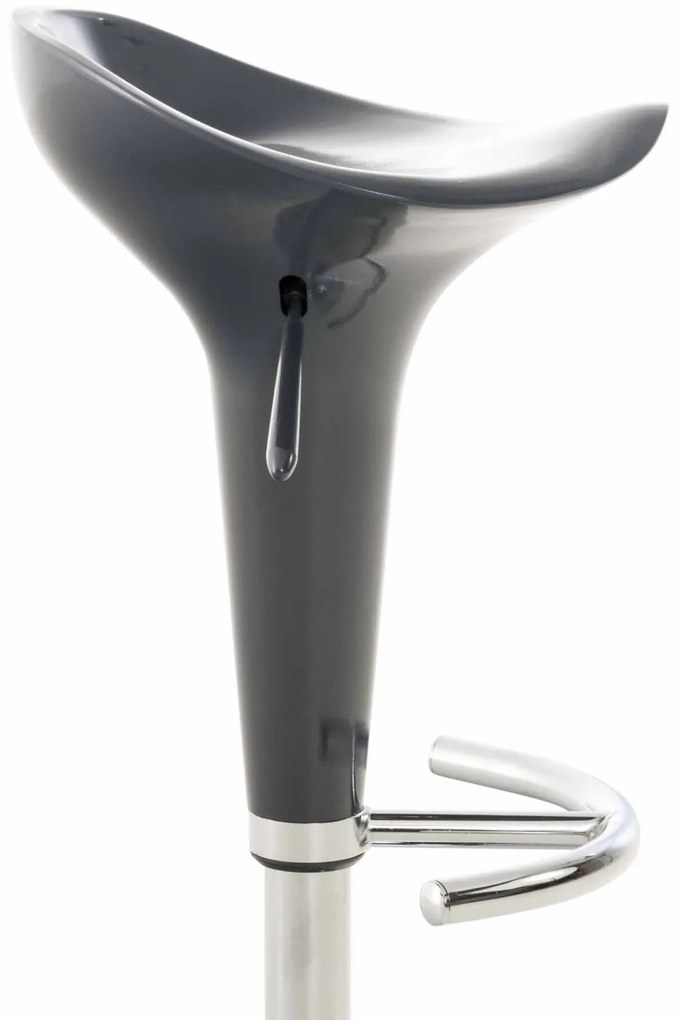 Plastová barová stolička Shine - Sivá